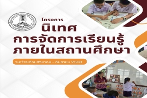 การนิเทศการจัดการเรียนรู้ ของคณะครู