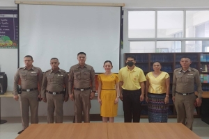 เข้าร่วมโครงการประสานโรงเรียน (1 ตำรวจ 1 โรงเรียน) จากสภอ.นครชัยศรี โดยในครั้งนี้เป็นการประชุมประจำไตรมาสที่ 1 